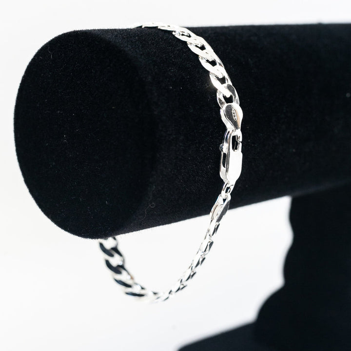 Pulseira Grumet 8mm - Prata 925 | Piá das Pratas - Estilo e Elegância