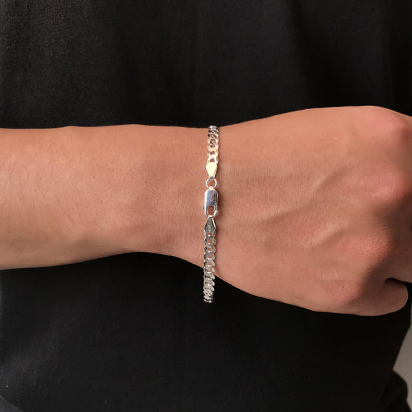 Pulseira Grumet 5mm/21,5cm - Prata 925