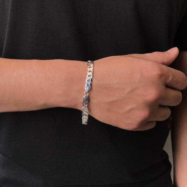 Pulseira Grumet 7mm/21cm - Prata 925