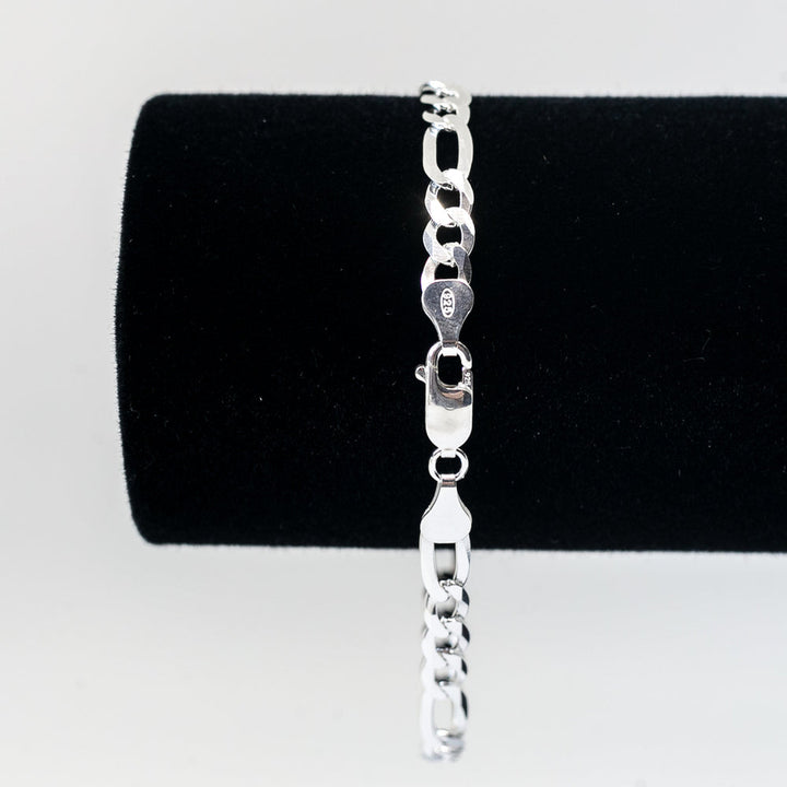 Pulseira 3x1 6mm - Prata 925 | Piá das Pratas - Elegância e Versatilidade