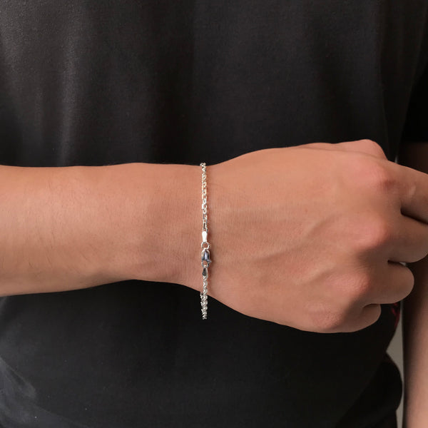 Pulseira Cartie 3mm/21cm - Prata 925