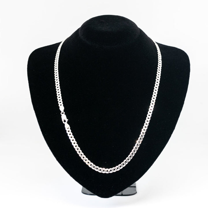 Corrente Grumet 5mm/60cm - Prata 925