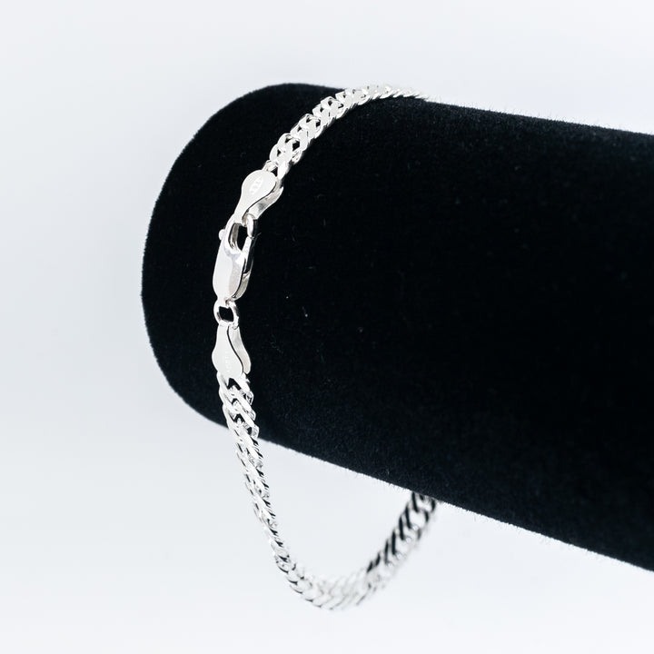 Pulseira Duplo Grumet 6mm/21cm - Prata 925 | Piá das Pratas - Estilo e Sofisticação