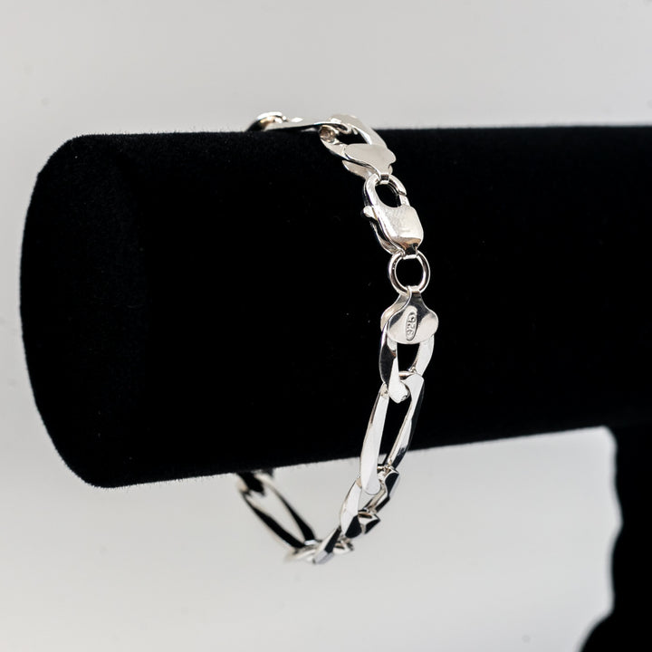 Pulseira 3x1 11mm - Prata 925 | Piá das Pratas - Estilo e Qualidade