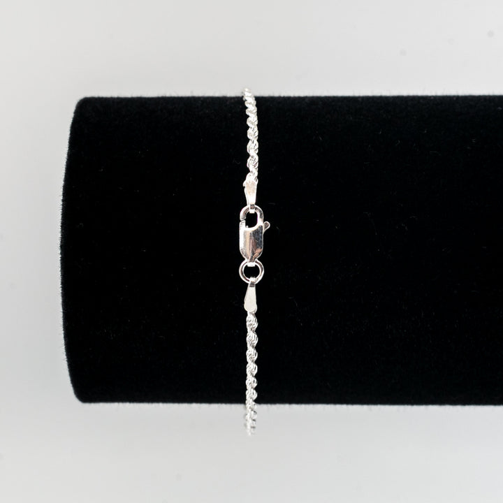Pulseira Cordão Baiano 3mm - Prata 925 | Piá das Pratas - Estilo e Autenticidade